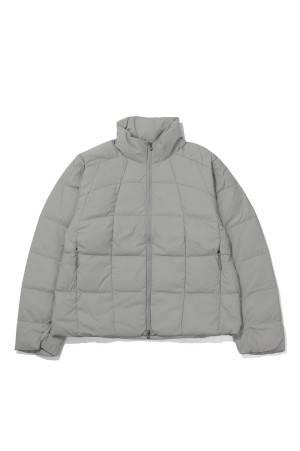 Gridded Down Jacket - DRIZZLE (GL26335)