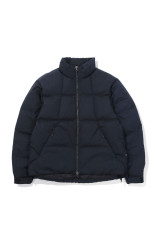 Dope Dyed Ripple Nylon Down Jacket - DARK NAVY (GL26330)