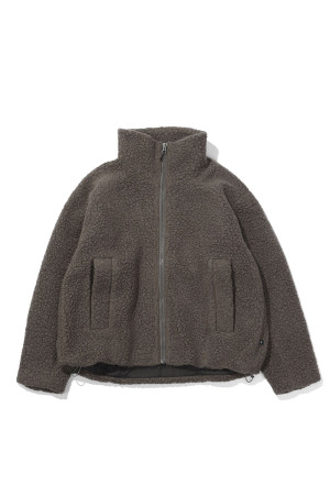 Deep Pile Fleece Jacket - ESPRESSO (GL36338)