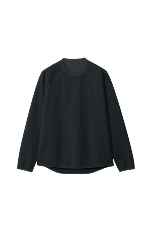 Waffle Light L/S T-shirt - BLACK (GL45142)