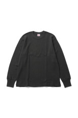 Thermal King Raschel Honeycomb Crewneck L/S - Fade Black (#52023)