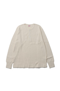 Thermal King Raschel Honeycomb Henleyneck L/S - Natural (#52034)
