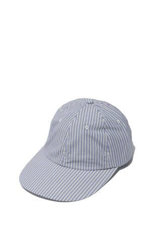 6 PANEL LONG BRIM CAP - BLUE STRIPE (STF-001-SPM-BLUE )
