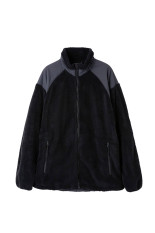 LEVEL3 SHAGGY JACKET - BLACK (WT262-06-Q4)