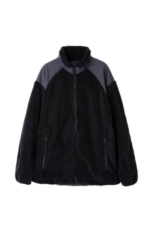 LEVEL3 SHAGGY JACKET - BLACK (WT262-06-Q4)