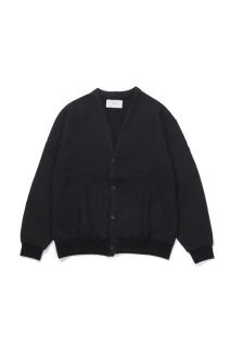 Cotton Brushed Cardigan - BLACK (12620609)