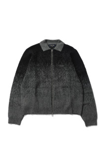 Mohair Double Zip Knit - Black/Charcoal (DIMED1FA266BLK)