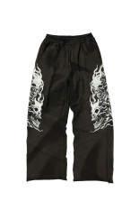 SIX RIDING SKULL SWEATPANTS - BLACK (TC26PT4101)