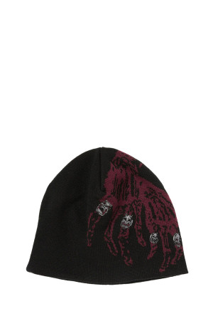 TC BONE CROSS BEANIE - BLACK (TC26AC3801)
