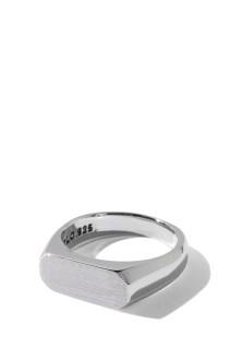 Signet Ring with Hair Line -Thick- / Silver (XOR121)