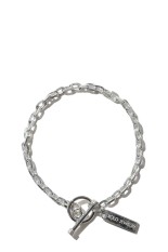 Oval Cut Link Bracelet -4mm- / Silver (XOB117-19)