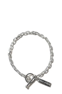 Oval Cut Link Bracelet -4mm- / Silver (XOB117-19)