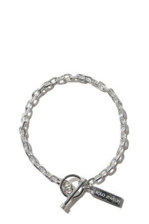 Oval Cut Link Bracelet -4mm- / Silver (XOB117-19)