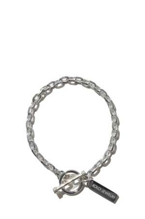 Oval Cut Link Bracelet -4mm- / Silver (XOB117-17)