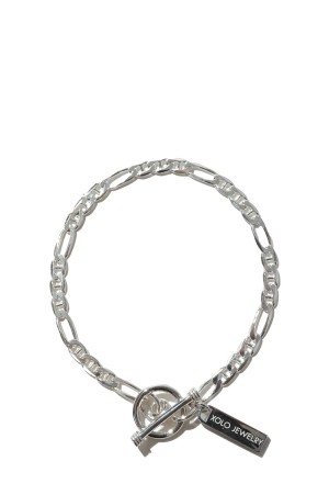 Figaro Gucci Link Bracelet -4mm- / Silver (XOB126-19)