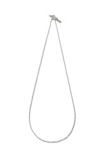 Oval Cut Necklace / Silver (XON056-60)