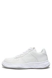 WAYNE/ Leather Low-Top / WHITE (A07FW702)*(size40~)