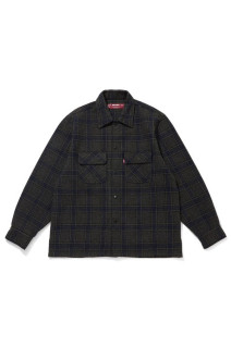 Wool CPO L/S Shirt(26aw) - NAVYxGRAY (HS-090626)