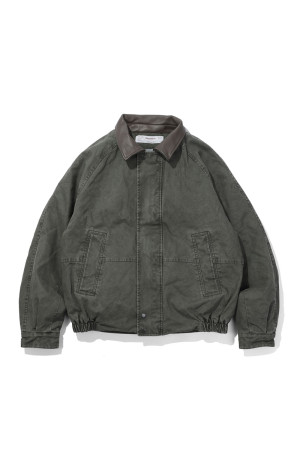 Work Zip Jacket(26aw) - GREEN (HJ-100126)
