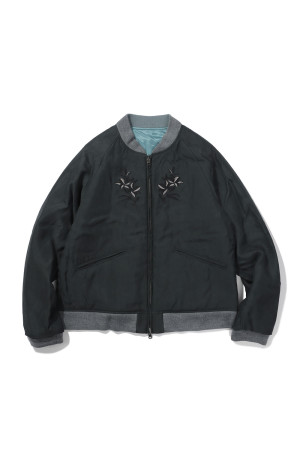 Hana-ni-Tora Reversible Ska Jacket - BLACK (1020637)