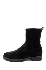Suede Side Zip Boots / BLACK (MND-OC001)