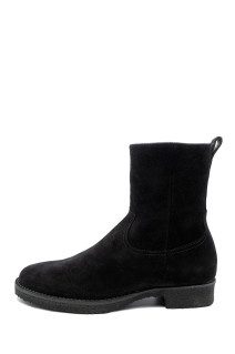 Suede Side Zip Boots / BLACK (MND-OC001)