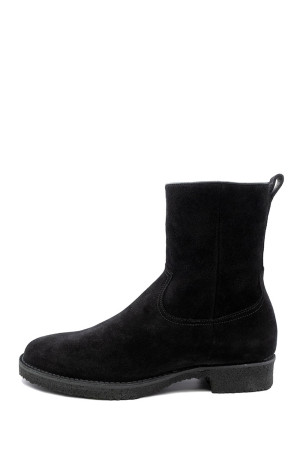 Suede Side Zip Boots / BLACK (MND-OC001)