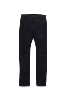 Goat Suede Bonding Slim 5pocket Pants - BLK (MDFBF09702)