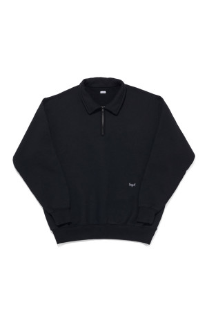 HALF ZIP SWEAT / GRAY (SQ-26AW-CS-01)