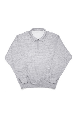HALF ZIP SWEAT / GRAY (SQ-26AW-CS-01)