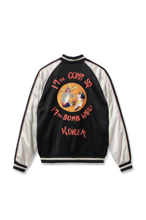 Early 1950s Style Acetate Souvenir Jacket “KOSHO &amp; CO.” × “BUZZ RICKSON’S” Special Edition “17TH COMM SQ &amp; 17TH BOMB WG(L)” （BR16009）