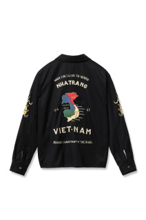 COTTON VIET-NAM JACKET / BLACK (TT15977)