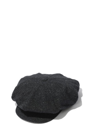 SILK NEP WOOL TWEED FLAT BIG CASQUETTE - C.GRAY (MYYY262024)