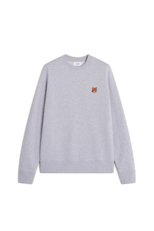 FOX HEAD REGULAR SWEATSHIRT - LIGHT GREY MELANGE (PM00303KM0340)