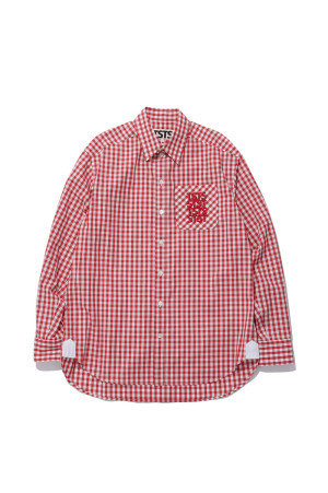 TSTS GINGHAM SHIRT - RED GINGHAM (26AMM0201)