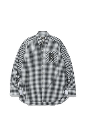 TSTS GINGHAM SHIRT - BLACK GINGHAM (26AMM0201)