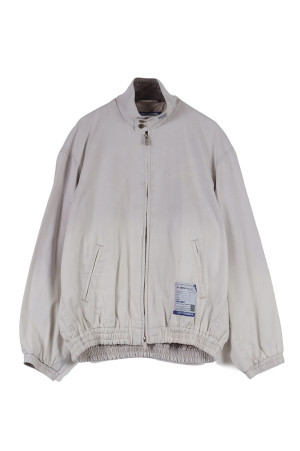 【in・stru(men-tal).】WS COTTON HERRINGBONE SUNFADED JACKET-IVORY(I17BL251)