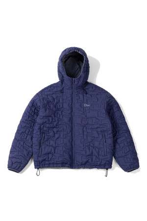Reversible Insulated Jacket - Black Iris (DIMED2FA261BLU)