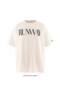TDWP_SS TEE / RUNWAY - WHITE（SM-MK1-0000-K01）