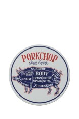 PORKCHOP CIRCLE STICKER / WHITE x BLUE