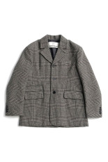 Classic Tweed Oversized Jacket Coat -MULTI(31262165601)