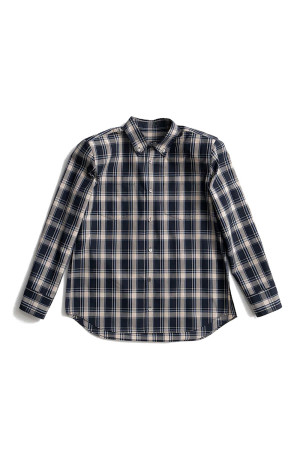 Check Shoulder Padded Shirt -BEIGE(31262316104)