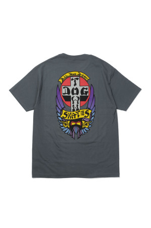 Dogtown Bull Dog OG 70s T-Shirt / CHARCOAL (2SSDOOGBDBYG)