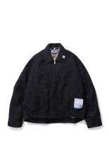 【in・stru(men-tal).】CORDUROY ZIP BLOUSON -NAVY(I17BL041)*
