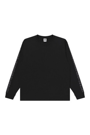 KANJI TAPED HEAVYWEIGHT L/S TEE - BLACK（BEPFW26LT10）