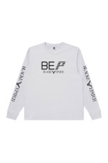ITALY LOGO L/S TEE - WHITE（BEPFW26LT12）
