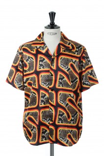 Cougar Black Hawaiian Shirt Short Sleeve