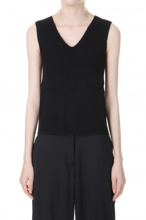 Big Waffle V neck N/S(PS19-CS08)