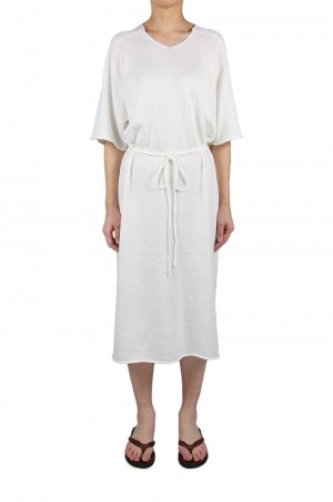 Knit Rough Dress-WHITE (11910311)