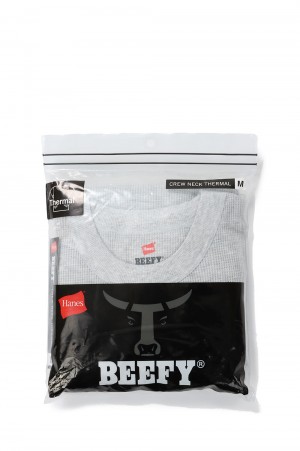 Thermal crew neck long sleeve-HIGH GRAY (HM4-Q103)